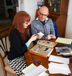 Julie Bain and Robert Priest